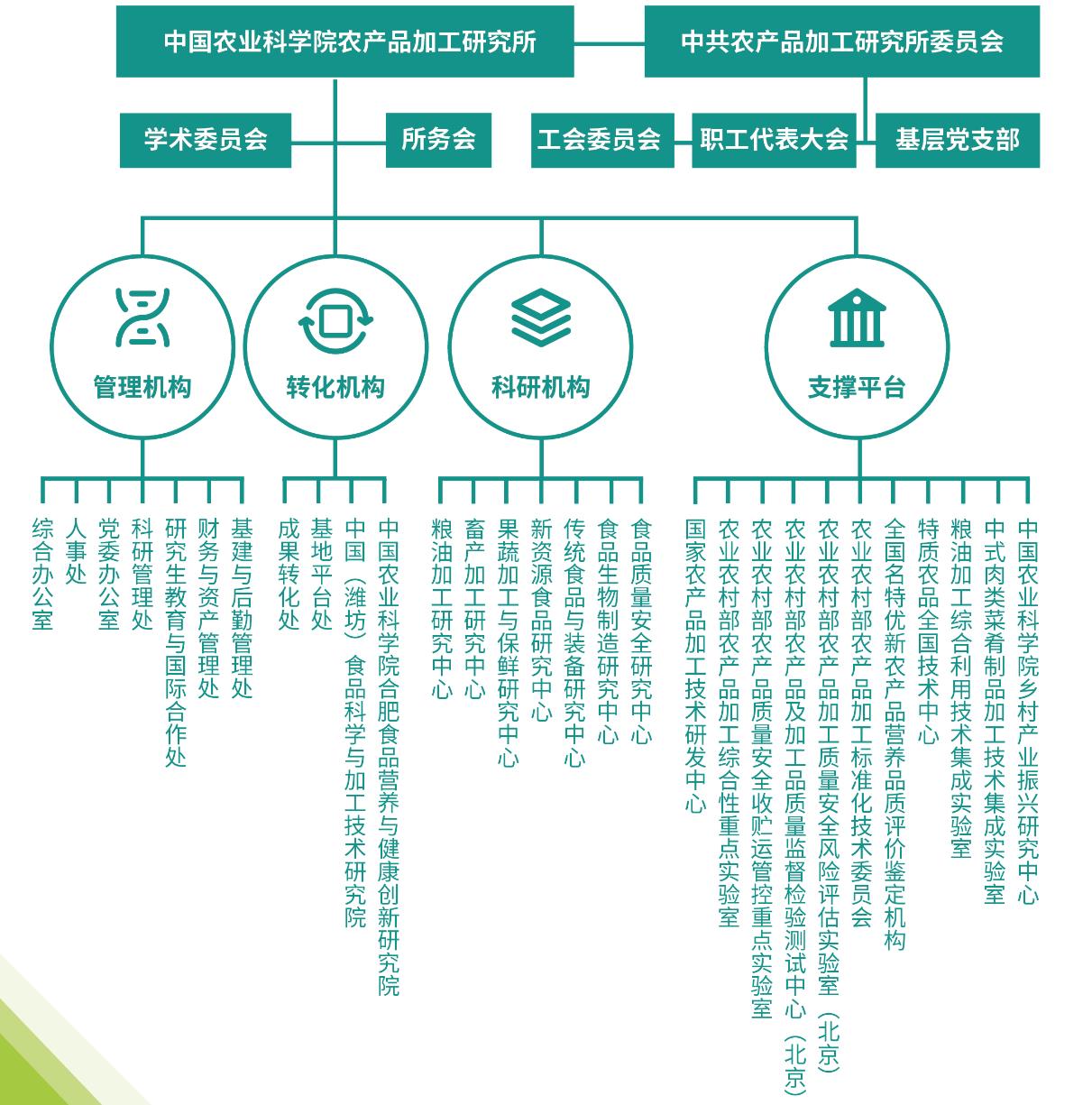 组织架构_中国农业科学院农产品加工所
